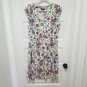 a.n.a white and pink floral NWT size 12 dress